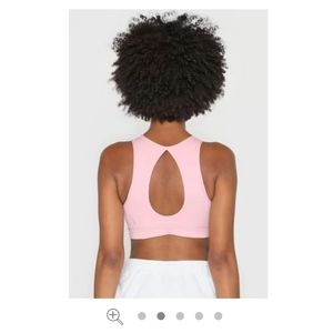 Nike Top Swoosh Cvrg Yoga Rosa